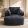Softy Compressed Indoor Lounge Sofa Chair - Grey Image 6