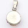 925 Sterling Silver Crystal Rhinestone Rainbow Charm Image 4