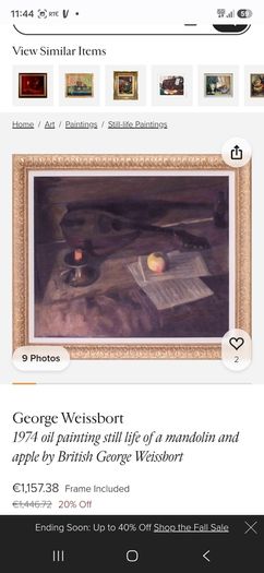 3 X George Weissbort Original Oil On Board