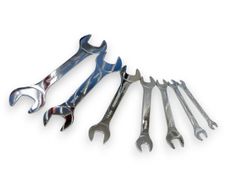 Toolzone 7pc Ultra Slim Open End Spanner Set