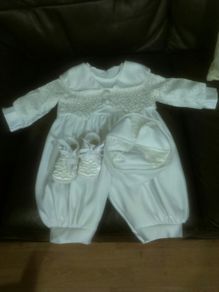 Boy's Cristening Suit. size-0-3 months