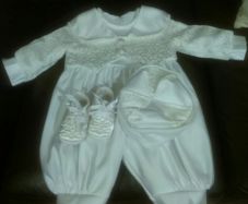 Boy's Cristening Suit. size-0-3 months
