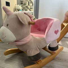 Wooden Baby Rocking Animal Unicorn