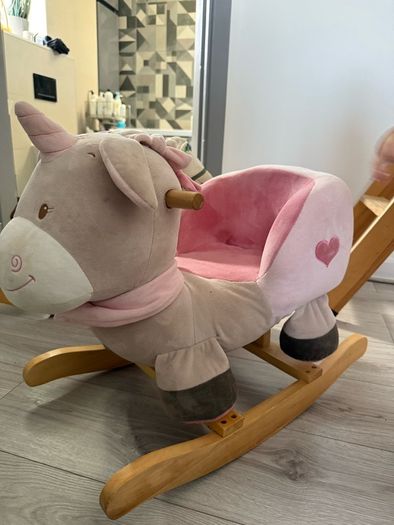 Wooden Baby Rocking Animal Unicorn
