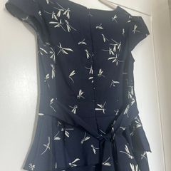 Dragonfly Design Dress- Size 40