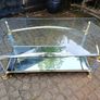 Elegant Swan Detailing Coffee Table Image 2