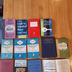 Musical Books X 14 Vintage And Some First Edition. Mostly In Good Condition.  See Photos For Same.