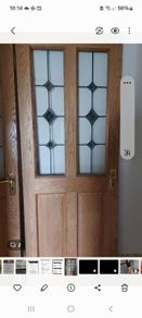 Pair Oak doors
