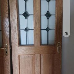 Pair Oak doors