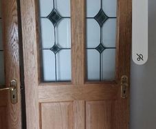 Pair Oak doors