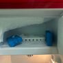 NordMende Retro Top Mount Freestanding Fridge Freezer Red Image 3