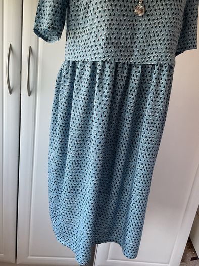 dress Bnwt short sleeved blue summer dress ichi clothing small 10
