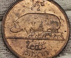Ireland 1966 1/2d Halfpenny Beautiful Uncirculated Lustrous
