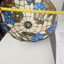Tiffany style floral stained glass ceiling light Image 4