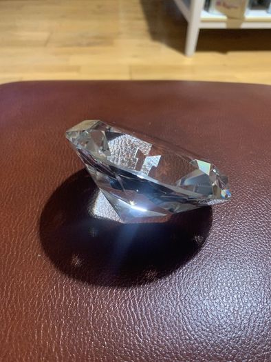Crystal Diamond Paperweight