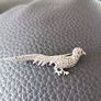 pheasant brooch vintage Image 6