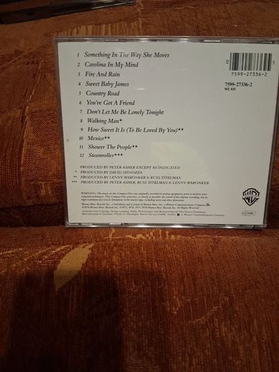 Cd James Taylor Greatest Hits