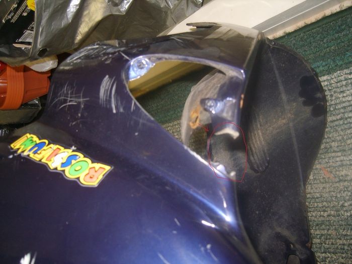 Aprilia SR50 front panel