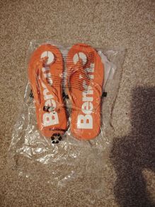 Brand New Bench Orange Flip Flops