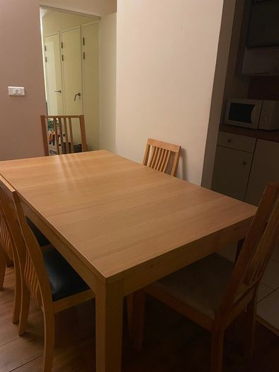 Table and 4 chairs