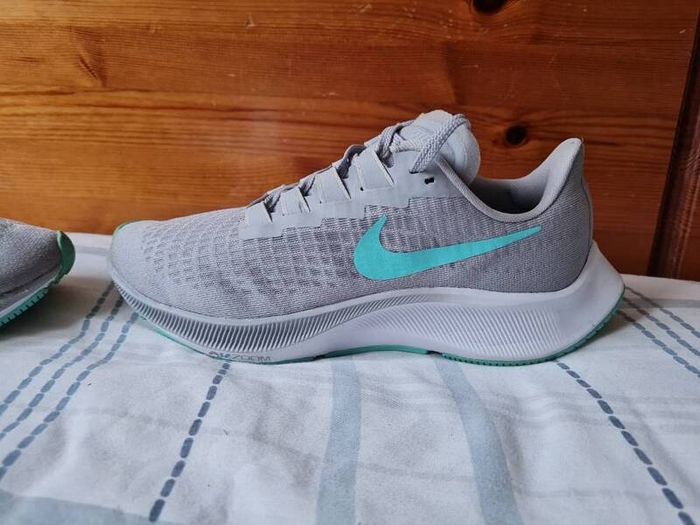 2019 nike air zoom pegasus 37 Size 4.5 eu 38 grey/blue in excellent condition