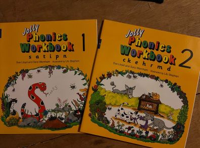 Jolly phonics workbook 1 and 2