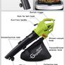 3 in 1 vacuum, blower, mulcher leaf blower Image 4