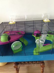 Large cage for hamster/ gerbils/ mice. Cage accessories