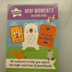 Milestone cards Tommee tippee mini moments