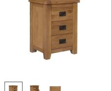 bedside lockers x2