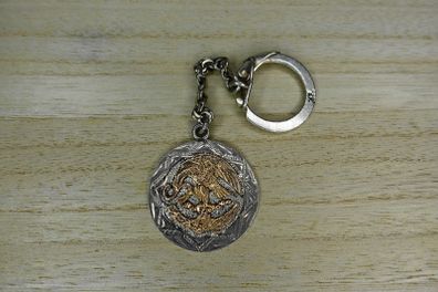 Vintage 925 Silver Two Tone Key Chain