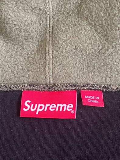 Authentic Supreme Inside Out Box Logo Hooded Sweatshirt Olive Green