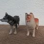 Two toy dog figures Image 2