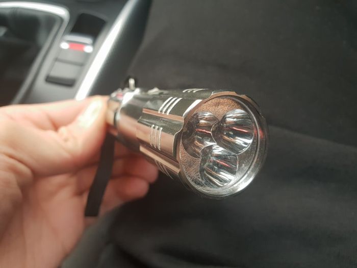 small LED torch flashlight