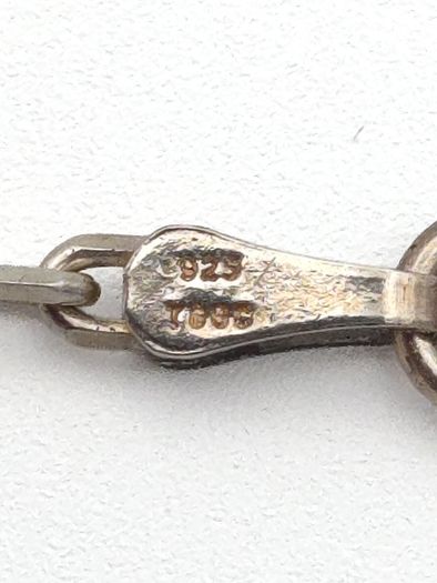 Vintage TGGC 925 Sterling Silver Long Chain
