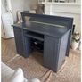 Bespoke computer desk and matching mirror.  In need of a paint job Image 3