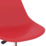 Swivel Dining Chairs 6 pcs Red PP Image 10