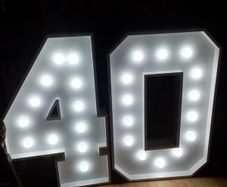 LED Light Up Numbers