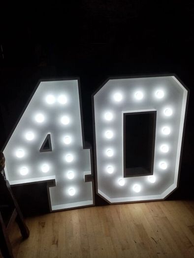 LED Light Up Numbers