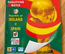 Republic of Ireland v Spain Match Programme