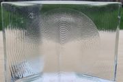 Glass bas-relief Scandinavian glass