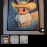 Pokemon Canvas Eve Numbered rare with coa open to trades Image 8