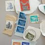 Old Irish and English Stamps Image 2