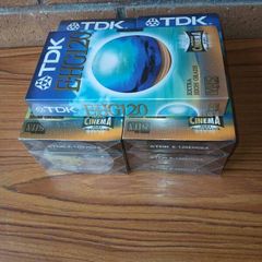 New 7 TDK vhs high grade video tapes.