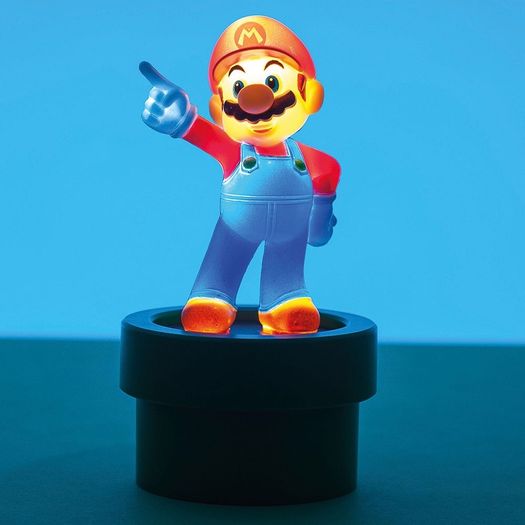 Super Mario Standing Mario Lamp Light [BRAND NEW BOXED] [Collection Or Postage]