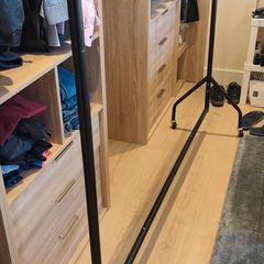 Heavy duty 6' Clothes Storage Rail plus 3 x Hanging Storage