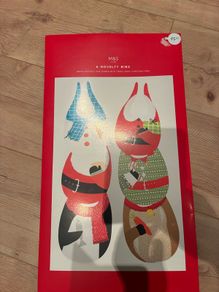 Six Novelty Christmas Bibs