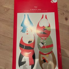 Six Novelty Christmas Bibs