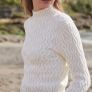 Blarney Woollen Mills Laoise Aran Jumper - Size L UK 12 - BNWT RRP 95 Image 2