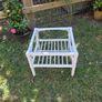 Vintage Bamboo New Reinforced Glass Topped Table Image 2